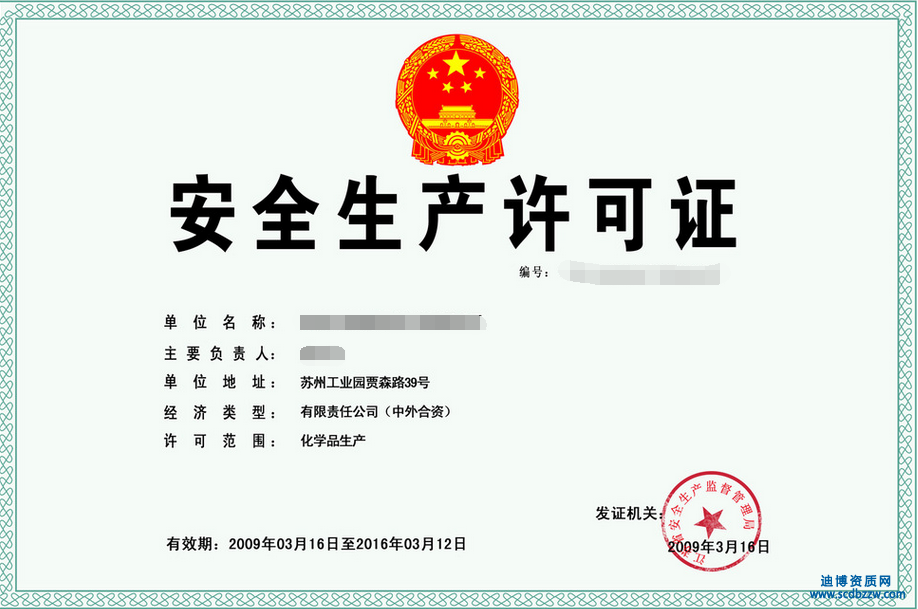 安全生產許可證分等級嗎？