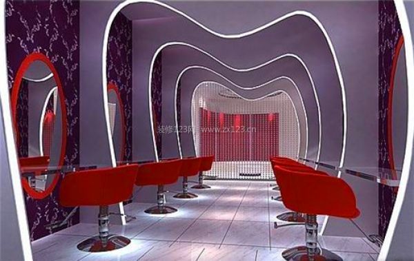 美發店裝修設計 美發店裝修設計