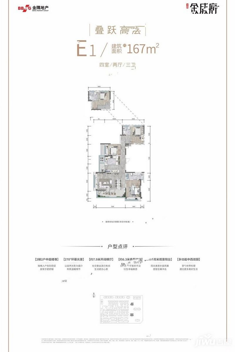 金隅金成府戶型圖